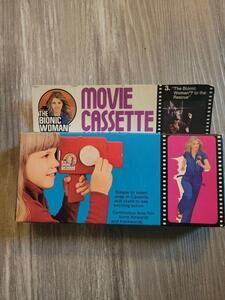 1977 KENNER BIONIC WOMAN SIX MILLION DOLLAR MAN MOVIE CASSETTE VIEWER #3 RARE
